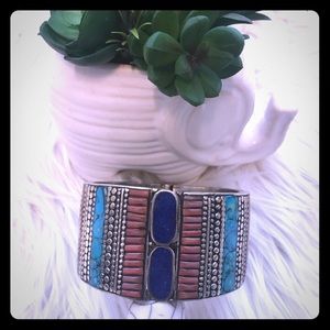 ***SOLD*** Multicolored bangle bracelet.